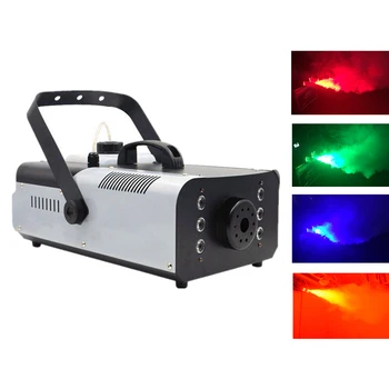 1500W Ceață cu LED-uri Aparat de DMX512 Control de la Distanță Verticală Mașină de Fum Cu LED-uri RGB Lumini DJ Disco Bar Club de Halloween Etapă Fogger