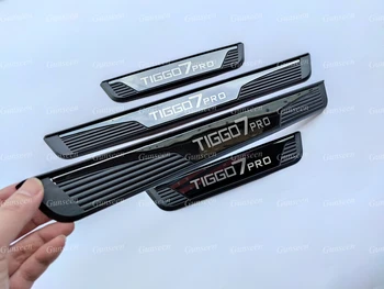 Pentru Chery Tiggo 7 Pro Accesorii Auto Pragului De Ușă Pedala Protector Scuff Placa Autocolant Praguri De Styling Trim 2020 2021 2022