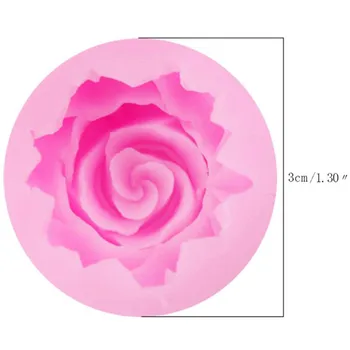1 buc Ambarcațiuni Prajitura Floare 3D Floare Trandafir Fondante Mucegai Silicon Mucegai de Copt Tort Cookie-uri de Forma Jeleu Bomboane de Ciocolată Săpun Zahăr