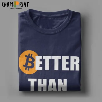 Oamenii Bitcoin Mai Bine Decât Dolarul Fiatmoney Monedă Tricou Bumbac Haine De Moda Cu Maneci Scurte Rotund Gat Teuri Idee De Cadou Tricouri