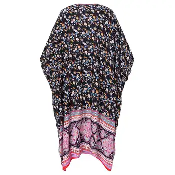 Celmia Boem Florale Imprimate Cardigan 2021 Moda Pentru Femei Maneca 3/4 Bluza Casual De Vara Plaja Acoperi Mult Kimono