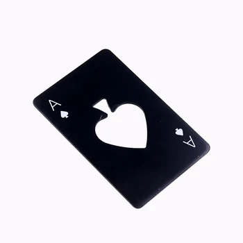 1BUC Oțel Inoxidabil Poker Pică Un Deschizator de Bere, Sticla Openers Card de Credit Deschizator Portabil Multifuncțional de Instrumente de Bucătărie Gadget-uri