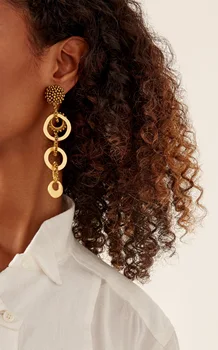 Handmade cercei lungi boemia moda bijuterii femei cercei de cristal declarație 2020 nou geometrice cu ridicata fabrica oorbellen