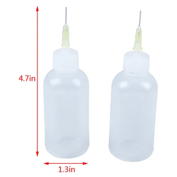 50 ML Nou Gol de E-lichid din Plastic decapantă Alcool Sticla Pentru Dozator Rosin Flux de Lipire Lipire