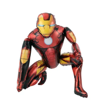 Mare 3D Spiderman iron Man Baloane Folie Erou Petrecerea de Ziua Decor Consumabile Cadouri pentru Copii Jucării de Aer
