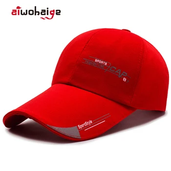 De Înaltă Calitate Casual Șapcă De Baseball Pentru Bărbați Sport Snapback Hat În Aer Liber Timp De Cozoroc Pălărie Femei Reglabil Capac Solid Bumbac Camionagiu Os