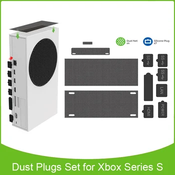 Silicon Praf Prize Set Anti-praf Pentru Xbox Seria X S Consola de Silicon anti-Praf Praf Plug Set Pentru XBOX Seria X S Accesorii