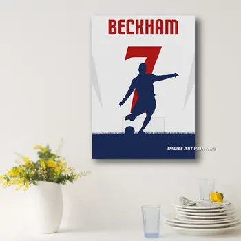 Panza vedeta de Fotbal David Beckham Poze Decor Acasă Picturi Poster HD Printuri de Arta de Perete Modular Living Încadrată