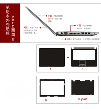 KH fibra de Carbon Laptop Autocolant Piele Decal Capac Protector pentru HP Pavilion Laptop de Gaming de 15 dk1082nr 15-DK0139TX 15.6-inch