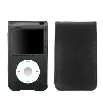 Piele Caz Acoperire Pentru Apple iPod Classic 80/120/160GB Cu Clip Detașabil