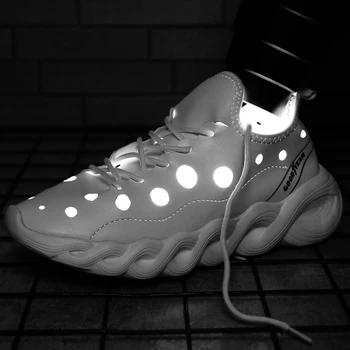 Om cald Rularea Pantofi Confortabil Respirabil Barbati Adidas Non-alunecare de Adult Platforma Formatori Zapatos De Hombre Barbati Pantofi Sport