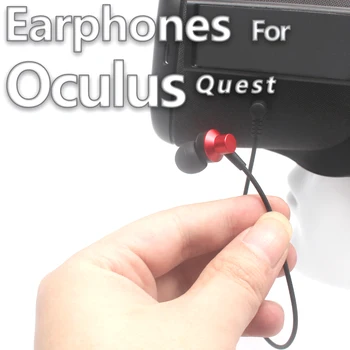 Aliaj Stanga Dreapta de Separare Stereo cu Fir Căști Joc Acasă Ușor În Ureche Portabil set de Căști VR Călătorie Audio Pentru Oculus Quest
