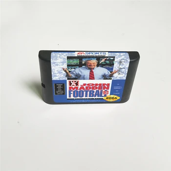 John Madden Football '93 - statele UNITE ale americii se Acoperă Cu Cutie de vânzare cu Amănuntul de 16 Biți MD Carte de Joc pentru Sega Megadrive Geneza Consolă de jocuri Video