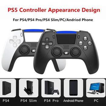 PS4 Controler Wireless Bluetooth 6-Axa Dublă Vibrație Gamepad Imitat PS5 Joystick-ul de Proiectare Pentru PC, Ps4 Andriod Telefon