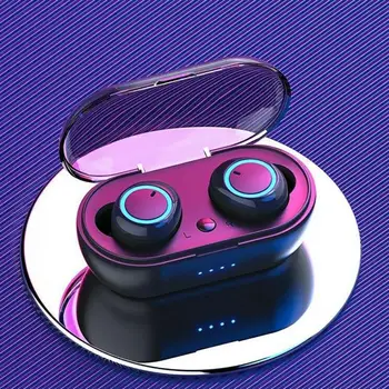 GELBAU Y50 cască bluetooth 5.0 TWS Wireless Headphons căști Auriculare Stereo Gaming Headset Cu Încărcare Cutie pentru telefon