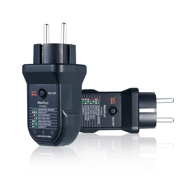 FUYI Avansate RCD Priză Tester Automat Neutru Live Earth Wire Circuit Electric Polaritate Detector Scurgere de curent