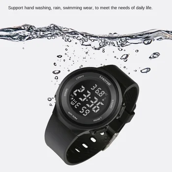 Ceasuri femei de 30 de Metri rezistent la apa la O Temperatura de-a lua de Sport & Outdoor Digitale Ceasuri de mana Înot Alarmă Afișare Săptămână Repetor