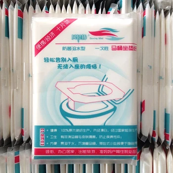10buc Universal Toaletă Acoperire Autocolant Toaletă de Unică folosință Impermeabil Hârtie Igienică Pad Antibacterian Accesorii de Baie Instrumente