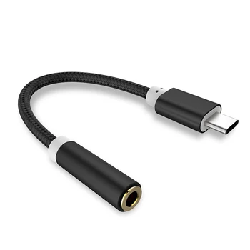 USB-C Tip C Port pentru Adaptor de La 3.5 MM Aux Jack Audio pentru Căști Căști Cablu USB Portabil Audio & Video Accesorii Casti