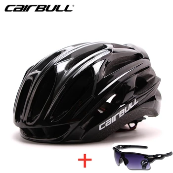 CairBull Ultralight Curse de Ciclism Casca cu ochelari de Soare Intergrally turnate MTB Biciclete Casca Drum de Munte Biciclete Casca