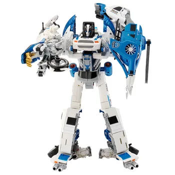 WTHM Originale Aliaj de Deformare Mașină de Jucărie a se Potrivi Modelul King Kong Autobot Robot de Aeronave cu Motor de Masina de Politie de Jucarie Model