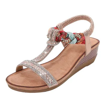 SNURULANSummer sandale pentru femei 2020 nou pantofi cu tocuri inalte pene tocuri pantofi de argint femeie boheme fără dantelă platforma