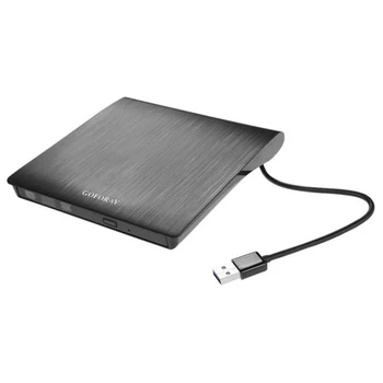 USB 3.0 Unitate Optică Externă Caz Portabil Unitate Optica Caz Potrivit pentru 12.7 mm SATA CD DVD BD-ROM BD-RE Conduce Negru