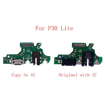USB Port de Încărcare Conector Bord Piese USB Cablu Flex Pentru Huawei P30 P30Lite P30 Pro Cu Microfon Mic de Reparare Parte