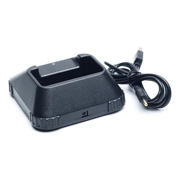 OPPXUN Walkie Talkie YC-2011A cu Adaptor Încărcător de birou Tava Cablu Accesoriu pentru 2 Mod de Ham Radio Portabila Baofeng UV-3R+ Plus
