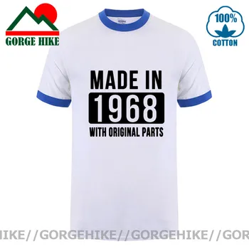 GorgeHike Amuzant Barbati Topuri Tees-a Făcut în 1968, Toate Piesele Originale Tricouri 52 de Ani de tricou 50-a Aniversare cadou Tricou barbat