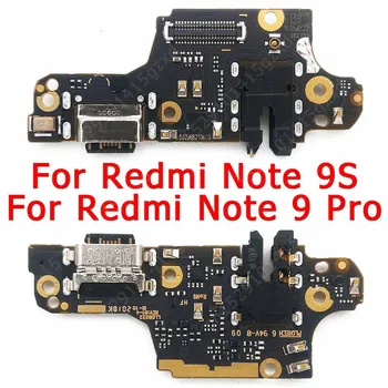 Original usb port de încărcare pentru xiaomi redmi nota 9 9 S Pro 9Pro pcb taxa de bord doc placa conector cablu flex piese de schimb