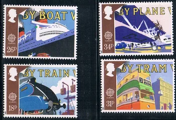 4buc/Set Nou de UK, GB Anglia Britanic Post de Timbru 1988 Marea Britanie Europa de Transport și de Comunicare Stamps MNH
