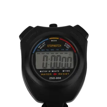 1 buc Sport Cronometru Profesional Portabil Digital LCD Sport Cronometru Profesional Cronograf Contra Cronometru cu Curea
