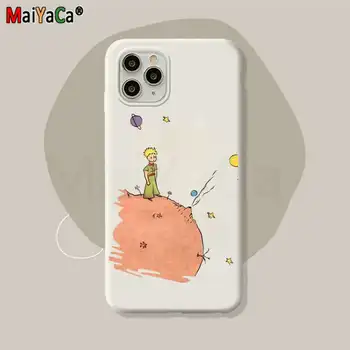 MaiYaCa prietenii Desene animate Micul Prinț pământ spațiu de telefon caz pentru iphone 6 6s 7 8 plus x xs max xr 12 mini 11 12 pro max