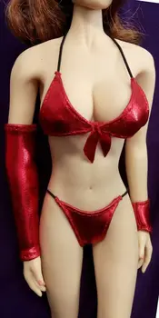 1set Personalizat 1/6 Figura Bikini Roșu De 12