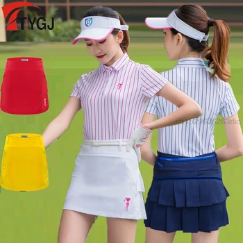 Trimite Centura! Golf, Îmbrăcăminte Pentru Femei Fusta Scurta De Vara Pentru Femeie Fata De Uzură Anti-Expunere Fuste Plisate Subțire Badminton Tenis Fustele-Pantalon