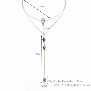 61171479 Simplu set de lanțuri de Bijuterii Femei Fete Elegante, Purtând Perle Decor