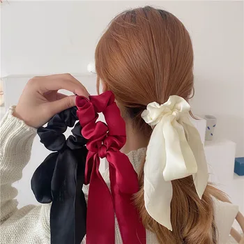 Fată japoneză arc nod cap de coarda roșu net ins vânt coarda păr accesorii de par părul legat simplu coreea culoare pură tesatura banda de păr