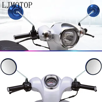 Motocicleta Oglinzi Noi, Vedere Spate Retrovizoare Moped Oglinda Rotund 8mm Pentru Suzuki VS VZ 800 Bandit 650S DL1000 GSX 1250 1400 650F