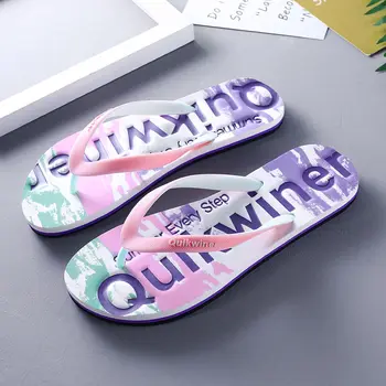 Apanzu flip flops pentru femei de moda doamnelor 2021 tendință de Vară în Afara Papuci Moi Pantofi Casual Plaja Plat cu tobogane pentru femei