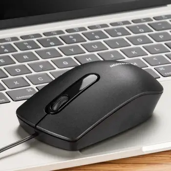 1 BUC Mouse cu Fir Cu 3 Butoane USB, 1200 DPI, 3D prin Cablu Optic Audio Mut Mini Mouse-ul Conexiune prin Cablu USB Pentru PC, Laptop-uri