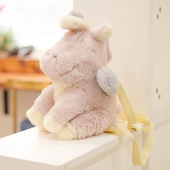Pluș unicorn rucsac animal de pluș rucsac pentru copii fete ar trebui să bag fată ziua de nastere pentru fetita