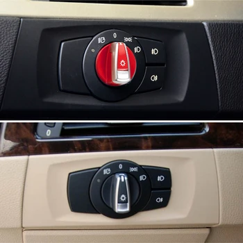 Auto Faruri Lampă Comutator buton Buton Capac Pentru BMW Seria 3 E90 E91 X1 E84 E82 E88 Negru Roșu 61316932796 2009-
