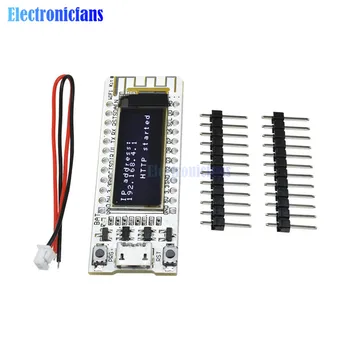 ESP8266 WIFI Chip 0.91 inch 128*32 OLED CP32Mb Flash Internet de lucruri Dezvoltarea Bord PCB Module Pentru Arduino NodeMcu