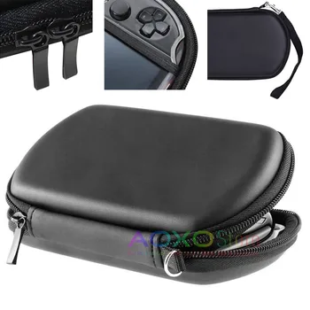 Negru Anti-șoc Transporta Capac Sac EVA Caz Piele Pentru Sony PSP 2000 3000 GamePad Caz Pentru PSP 1000 Consola