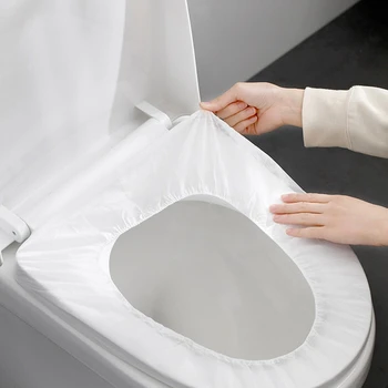 Casă De Toaletă De Unică Folosință Huse Pernă De Călătorie În Aer Liber Rezistent La Apa Closestool Mat Material Scaun De Toaletă Caz De Baie Produs
