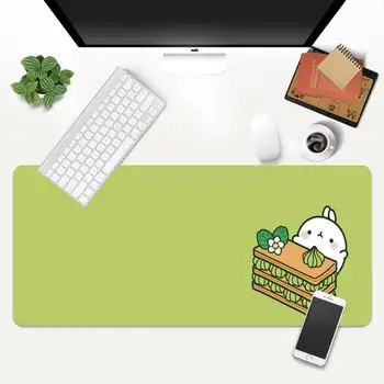 Kawaii Molang desert Birou Mare Rogojini Mouse-ul Laptop Mat Drăguț Mouse Pad Gaming Deskpad pentru Office Acasă Gamer 80x30 90x40