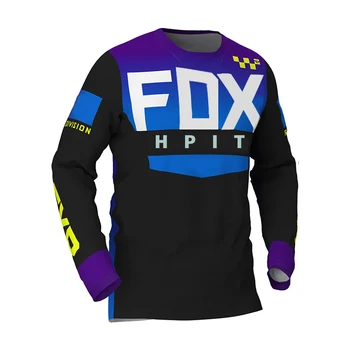 2021 masculină de Coborâre, Tricouri Cpacesta Fox Mountain Bike MTB Tricouri Offroad DH Motocicleta Jersey Motocross Sportwear Îmbrăcăminte FXR Bicicleta