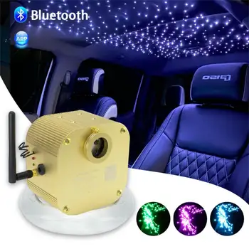 Acoperiș masina Înstelat, Lumina Interioara LED RGB Cer Atmosfera Ambientala Decorativa Lampa Auto Bluetooth Plafon Petrecere Acasă Colectarea de Lumina