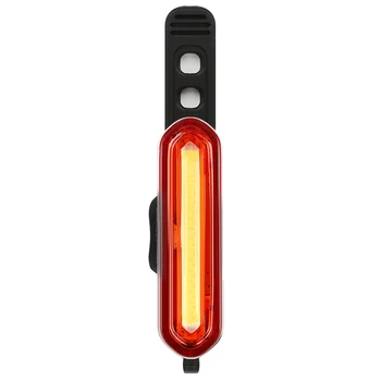 Bicicleta din Spate, Coada de Lumină LED-uri USB Reîncărcabilă Casca de Bicicleta Rucsac Ciclism Lumina Impermeabil Frana Sensibil Inteligent BikeTail Lumina